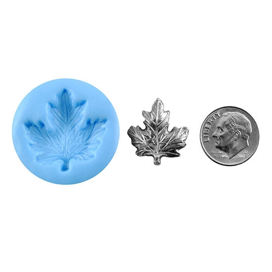 Ready Mold - O Canada  Blue Ready Mold, Silver Sample with Dime