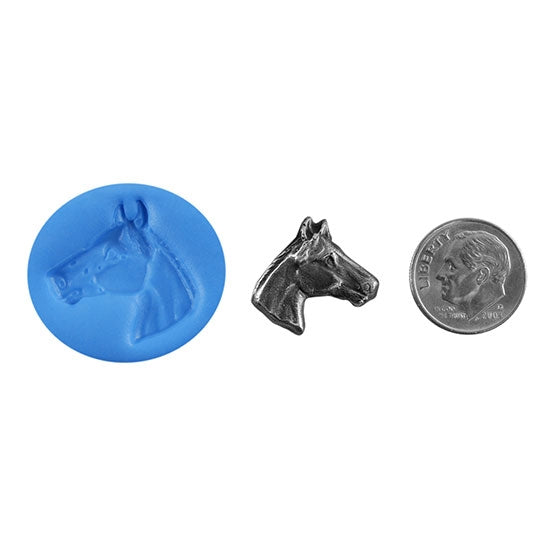 Ready Mold - Trigger  Blue Ready Mold, Silver Sample with Dime