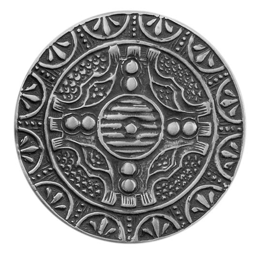 Ready Mold - Aztec Medallion - Large Silver Sample 