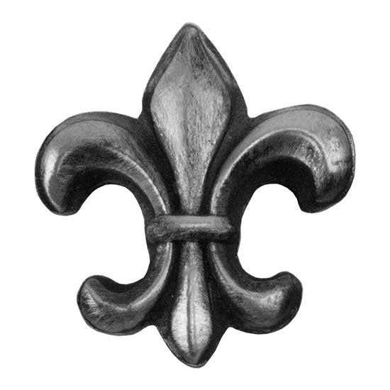 Ready Mold - Elegant Fleur de Lis Silver Sample 