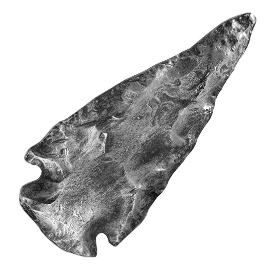 Ready Mold - Large Arrowhead Silver Sample 