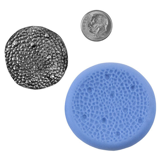 Ready Mold - Cookie Time  Blue Ready Mold, Silver Sample with Dime