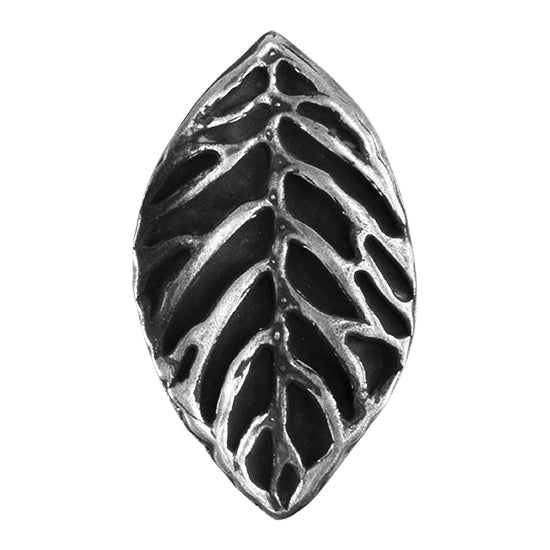 Ready Mold - Carved Leaf Silver Sample 