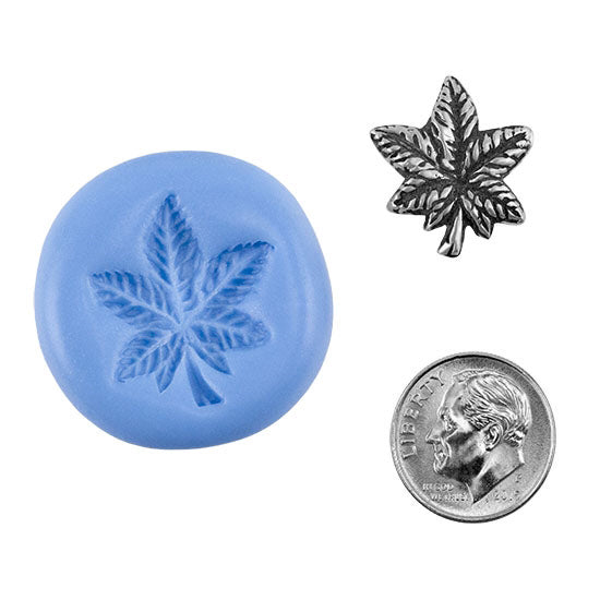 Ready Mold - Medicinal Use Only  Blue Ready Mold, Silver Sample with Dime