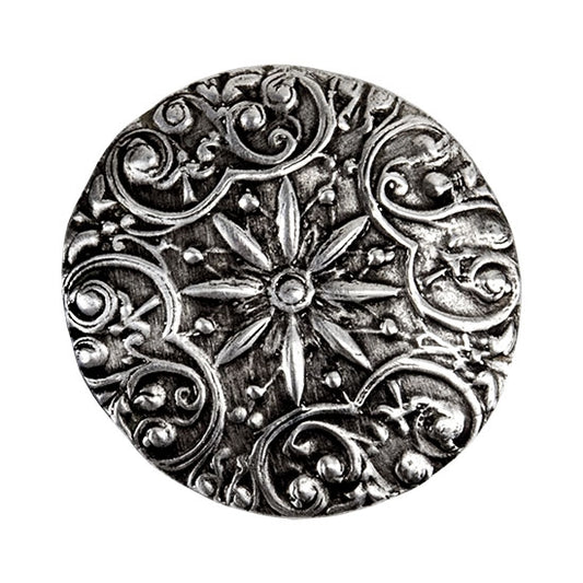 Ready Mold - Flower Mandala Silver Sample 