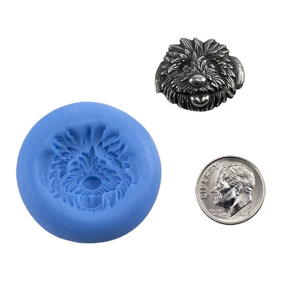 Ready Mold - Barkley  Blue Mold, Silver Sample with Dime