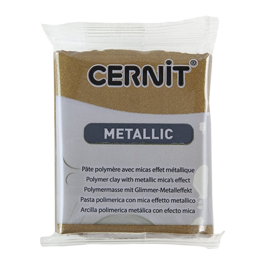 Cernit Metallic Polymer Clay - Antique Bronze 2oz (56g) block