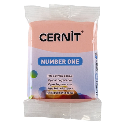 Cernit Number One Polymer Clay - Emerald Green 2oz (56g) block