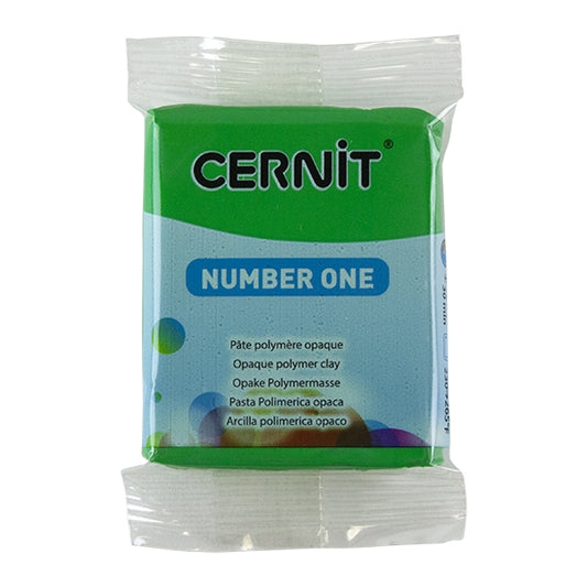 Cernit Number One Polymer Clay - Lichen 2oz (56g) block