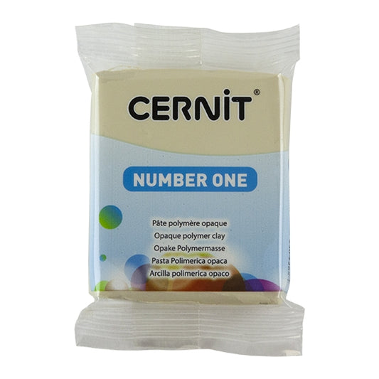 Cernit Number One Polymer Clay - Sahara 2oz (56g) block