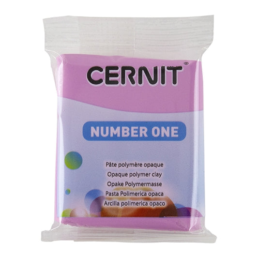 Cernit Number One Polymer Clay - Fuschia 2oz (56g) block