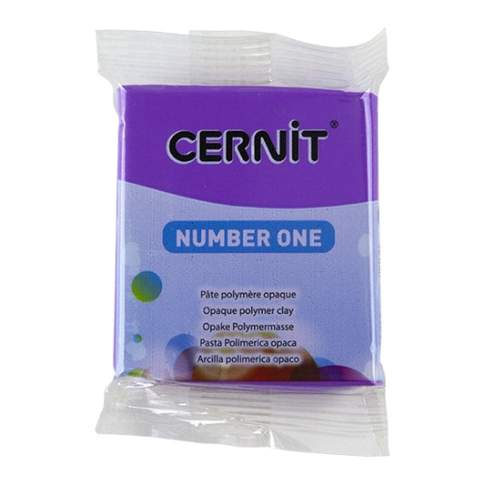 Cernit Number One Polymer Clay - Mauve 2oz (56g) block