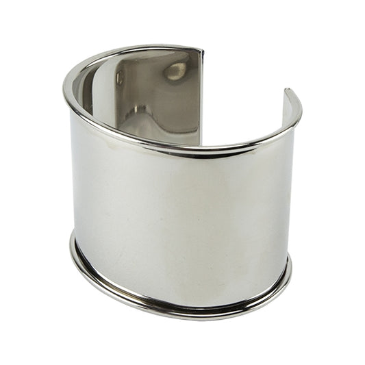 Metal Inlay Cuff Bracelet - 2"