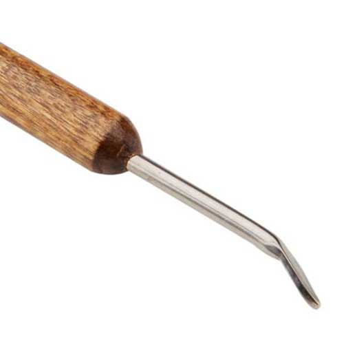 Needle and Lace Tool with wood handle