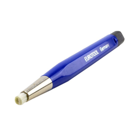 Scratch Brush - Fiberglass - Pen Style with blue handle