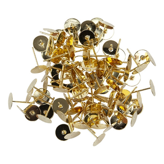 Stainless Steel Earring Stud Finding- Pkg/100