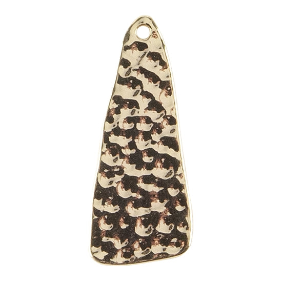 Brass Pendants - Triangle - 18K Gold Plated