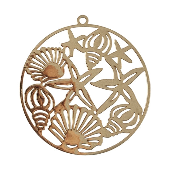 Brass Pendants - Ocean Theme