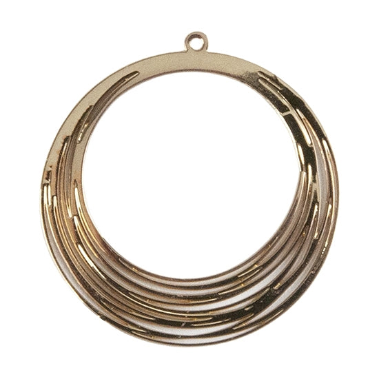 Brass Pendant - Rings