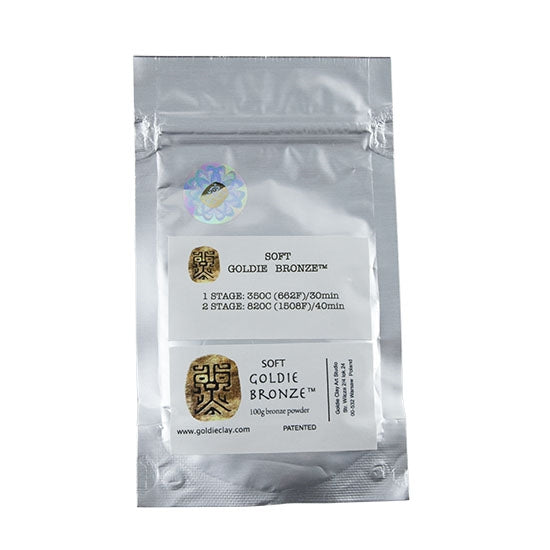 Goldie Bronze™ Powder Clay - Soft 100g package