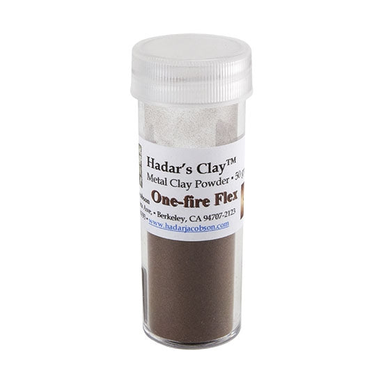 tube of Hadar's Clay Metal Clay - One-Fire Flex - Dark Champagne Bronze 50 gram