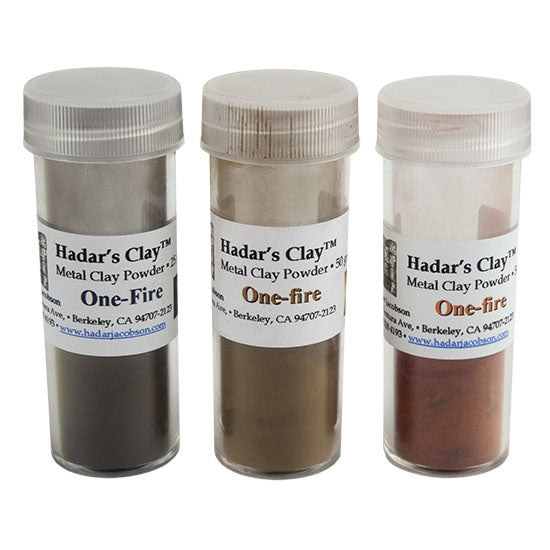 3 tubes of Hadar's Clay™ - One-Fire Mokume-Gane Sampler