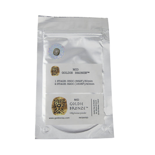 Goldie Bronze™ Powder Clay - Mid 100g package