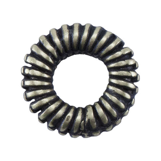 Bronze Plate Spacer - Coiled 6.5mm Pkg/4