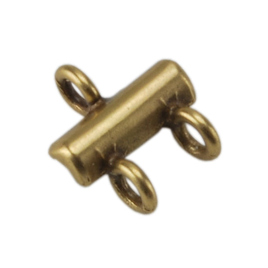 Bronze Plate Connector - 2-Strand 10mm x 9mm Pkg/2