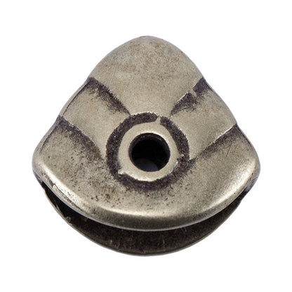 Bronze Plate Pinch Bail - Pyramid 10mm x 9mm Pkg/2 - Cool Tools