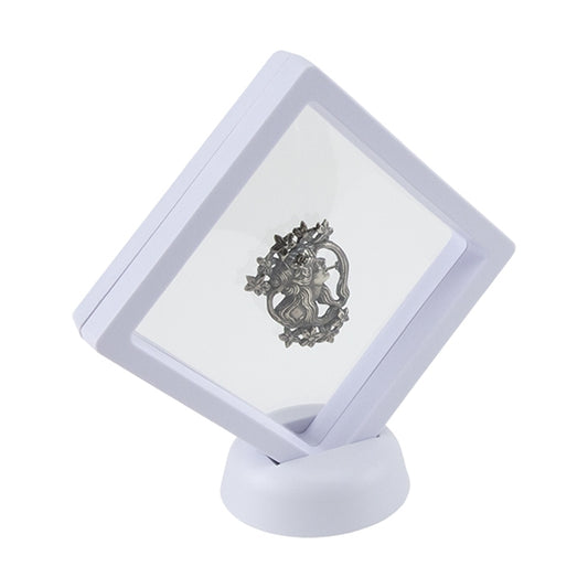 White Acrylic Framed Membrane Box with jewelry