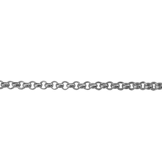 Sterling Silver Chain - Rolo 2mm - By the Foot