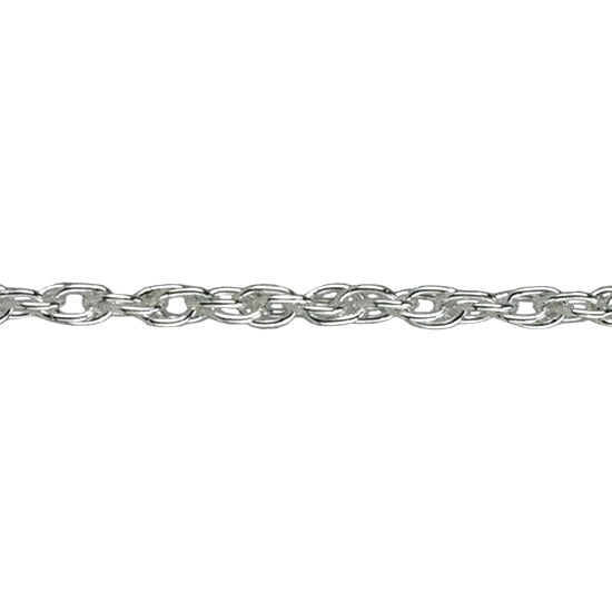 Sterling Silver Chain - Rope 1.6mm - By the Foot