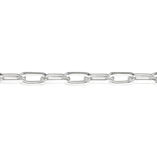 Sterling Silver Chain - 1.5mm Link Chain - By the Foot