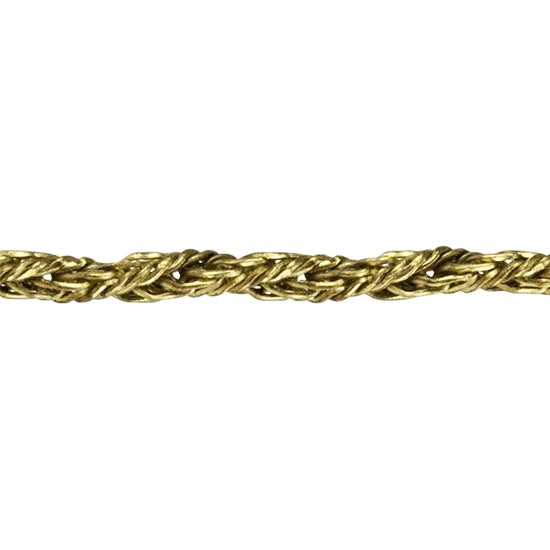 Brass Chain - Twisted Mesh