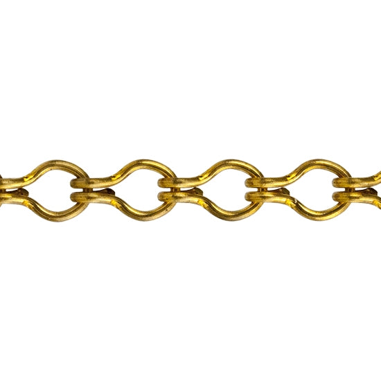 Brass Chain - Ladder 6.6mm