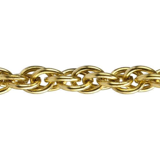 Brass Chain - Double Rope 5.4mm