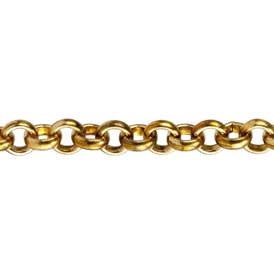 Brass Chain - Rolo Cable 3.5mm