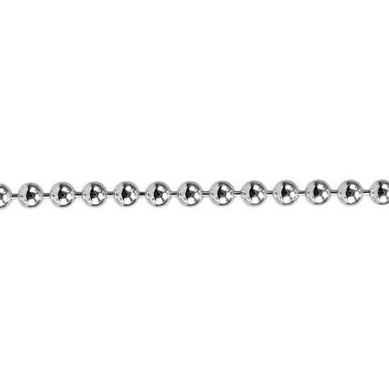 Sterling Silver Ball Chain 2mm - 18 inch - Pkg/1