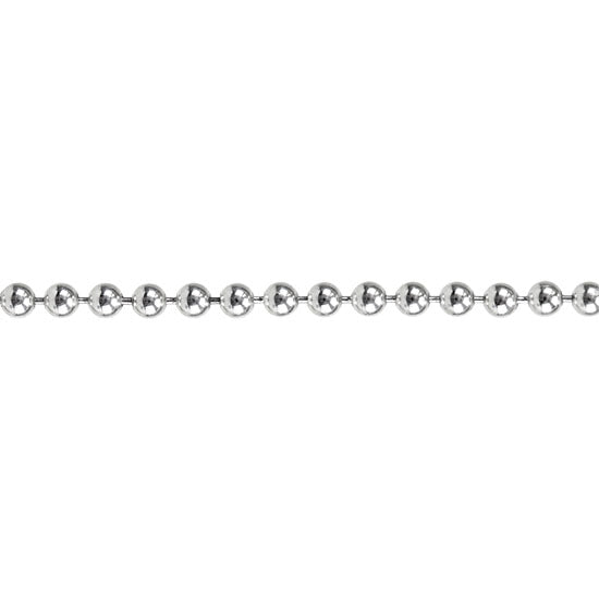 Sterling Silver Ball Chain 2mm - 24 inch - Pkg/1