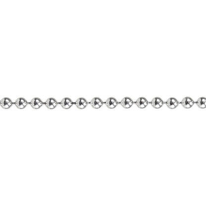 Sterling Silver Ball Chain 2mm - 24 inch - Pkg/1