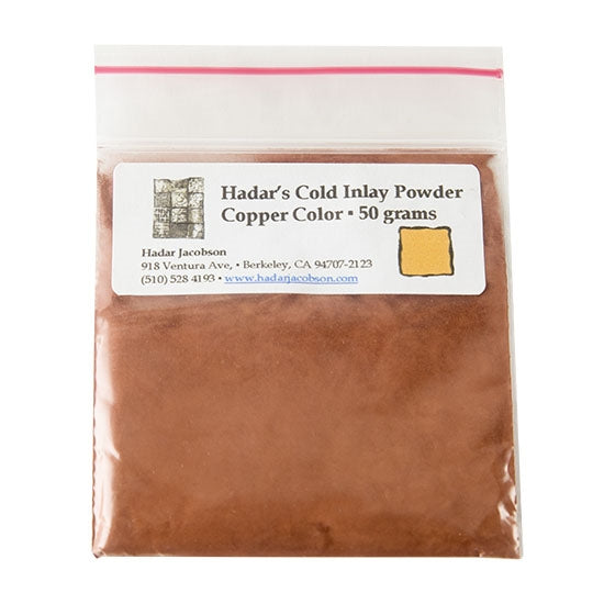 bag of Hadar's Clay™ - Cold Inlay Powder - Copper Color 50 gram