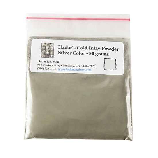 bag of Hadar's Clay™ - Cold Inlay Powder - Silver Color 50 gram