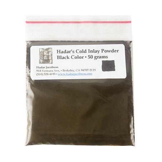 bag of Hadar's Clay™ - Cold Inlay Powder - Black Color 50 gram