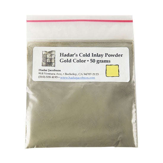 bag of Hadar's Clay™ - Cold Inlay Powder - Gold Color 50 gram