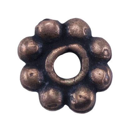 Copper Plate Beaded Heishi - 4mm Pkg/25 - Cool Tools