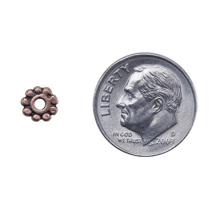 Copper Plate Beaded Heishi - 6mm Pkg/25 - Cool Tools