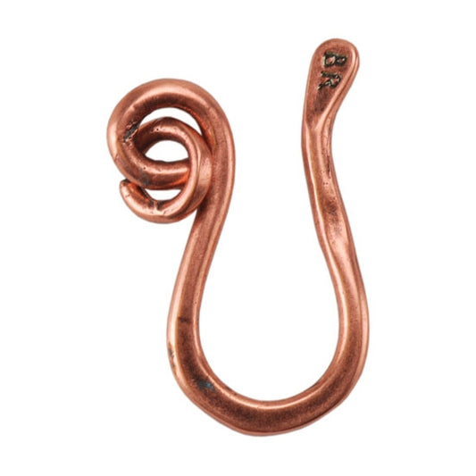 Copper Plate Hook with Jump Ring - Flat Pkg/2