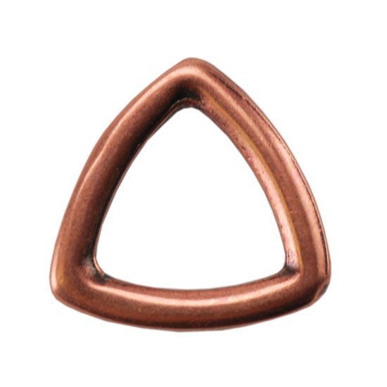 Copper Plate Jump Ring - Trillion Small Pkg/2