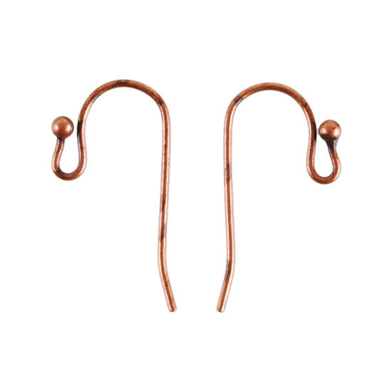 Antique Copper Earwires